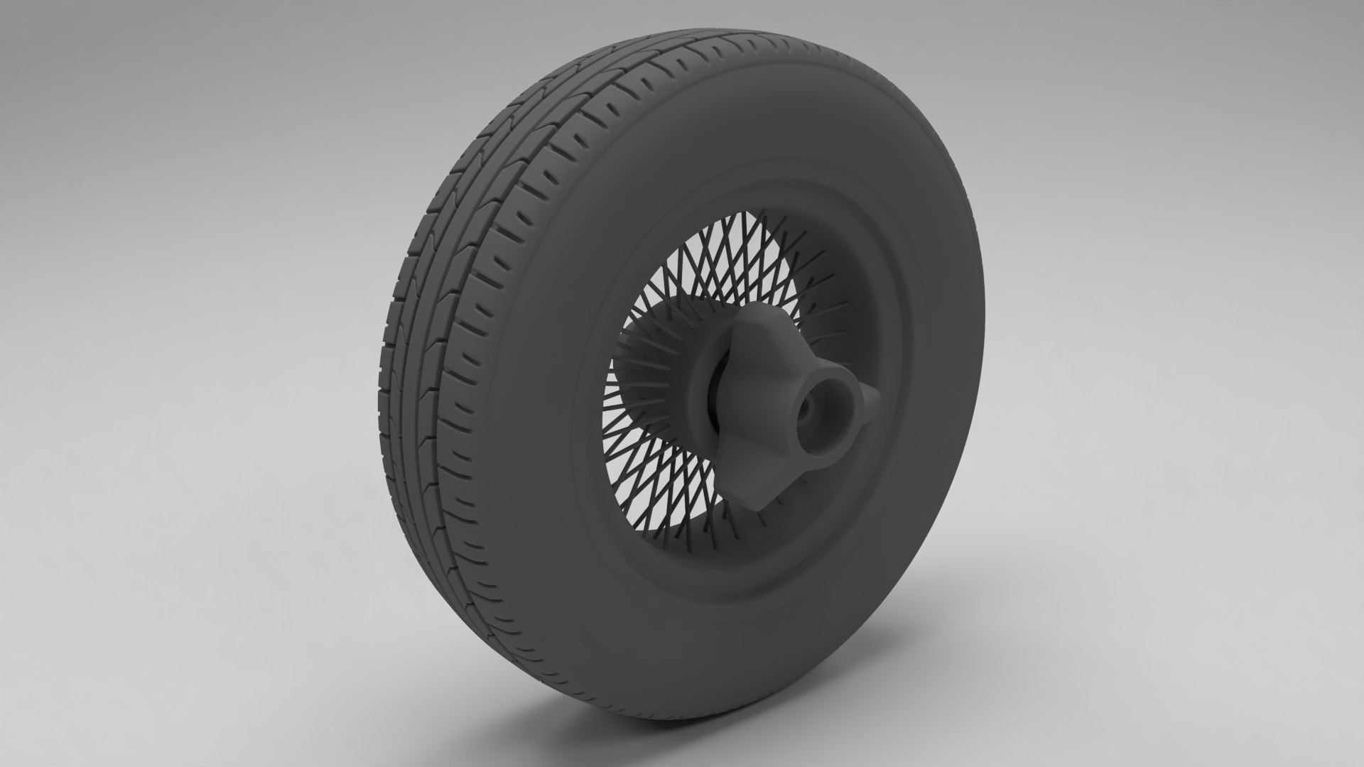 Classic Wheel T 3D Model - TurboSquid 2276560