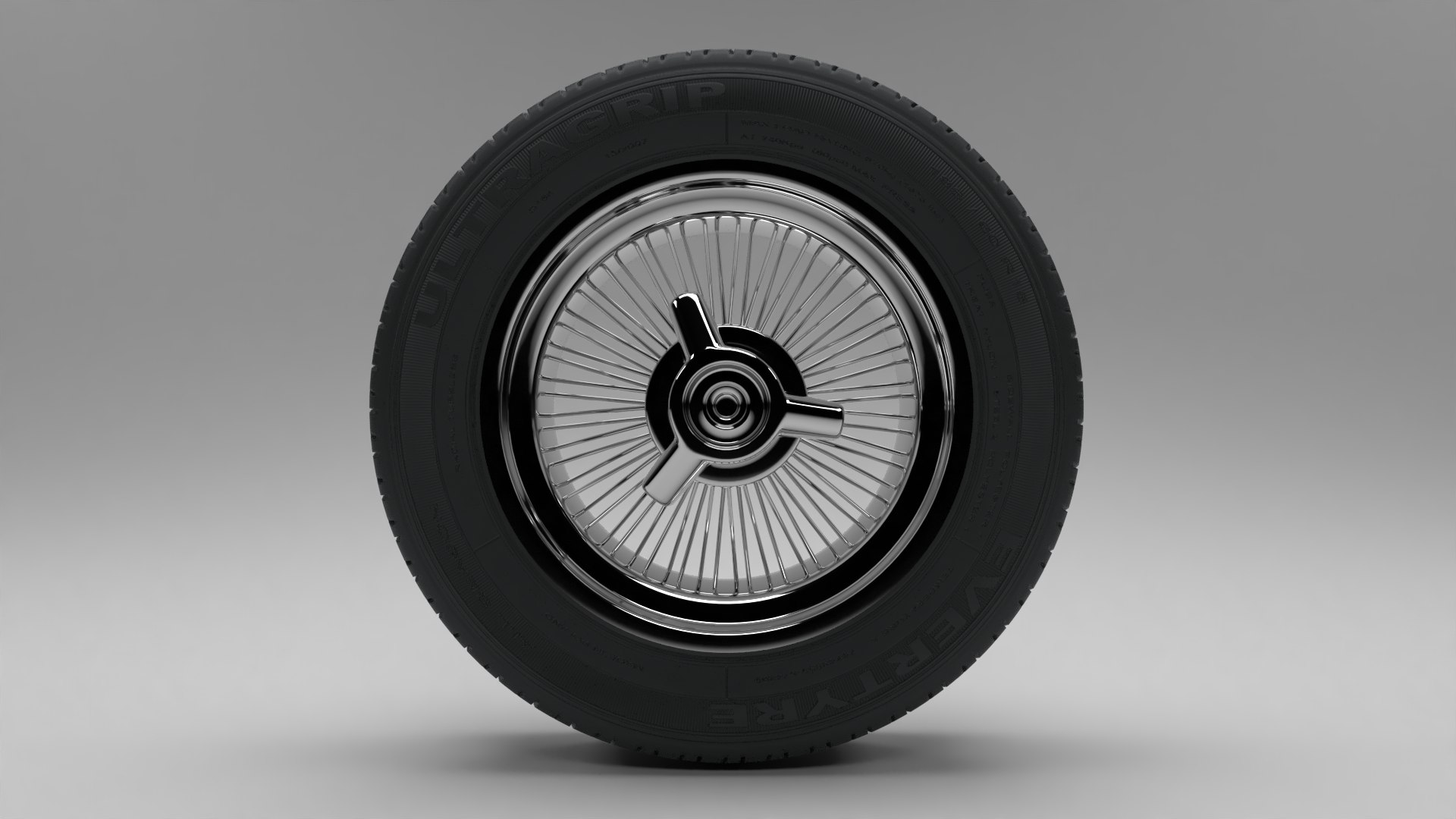 Classic Wheel T 3D Model - TurboSquid 2276560