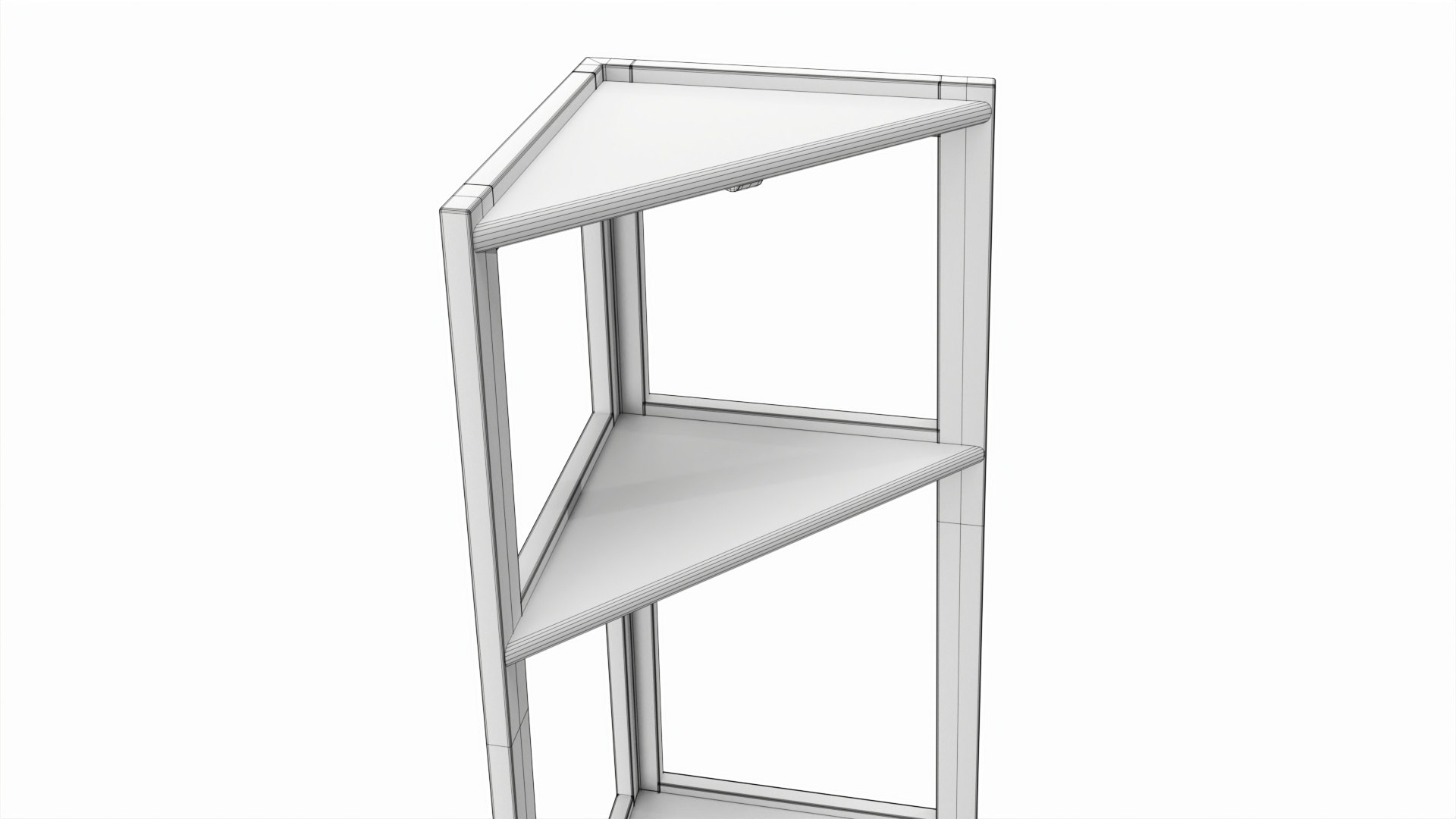 Outdoor And Indoor Triangle Wood Shelving 3D Model - TurboSquid 2177035