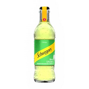 Schweppes Citrus Soda Bottle