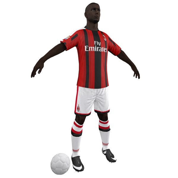 3d soccer player model
