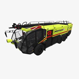 3D rosenbauer panther 6x6 model