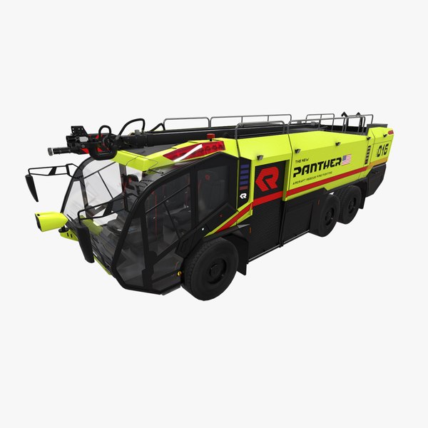 3D rosenbauer panther 6x6 model