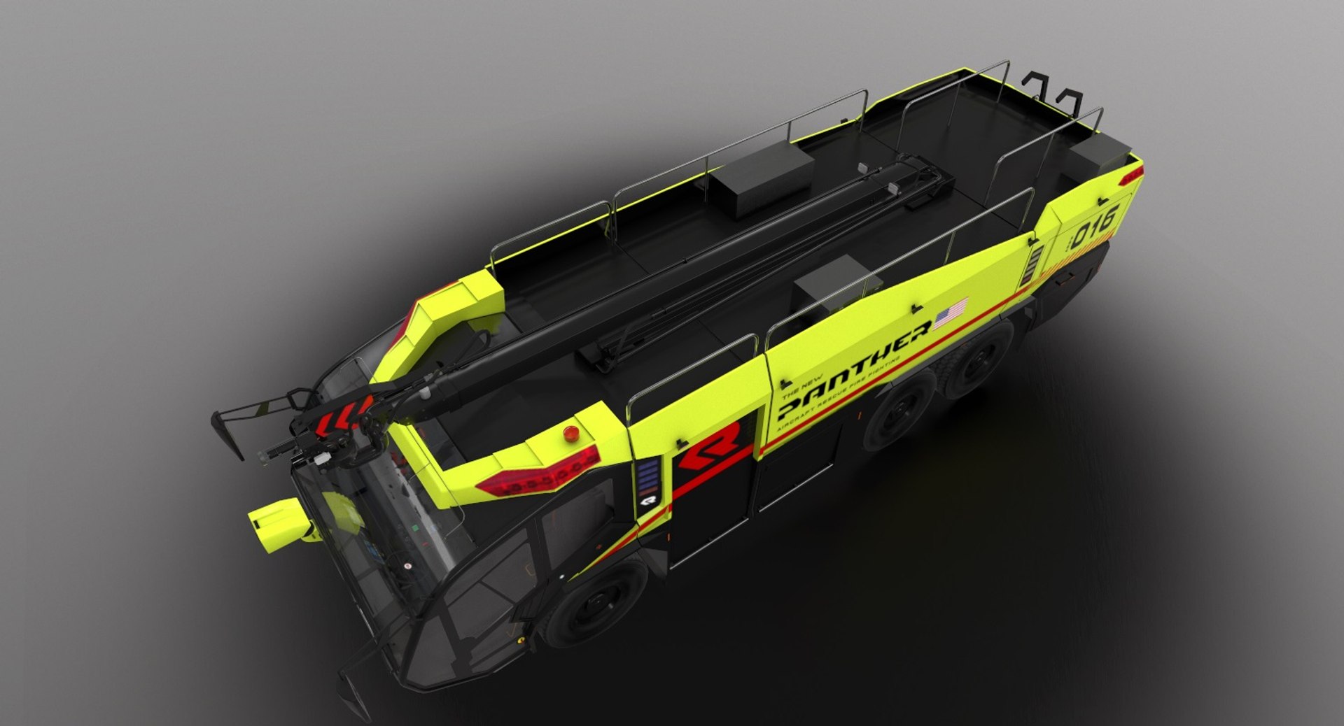 3D Rosenbauer Panther 6x6 Model - TurboSquid 1353637