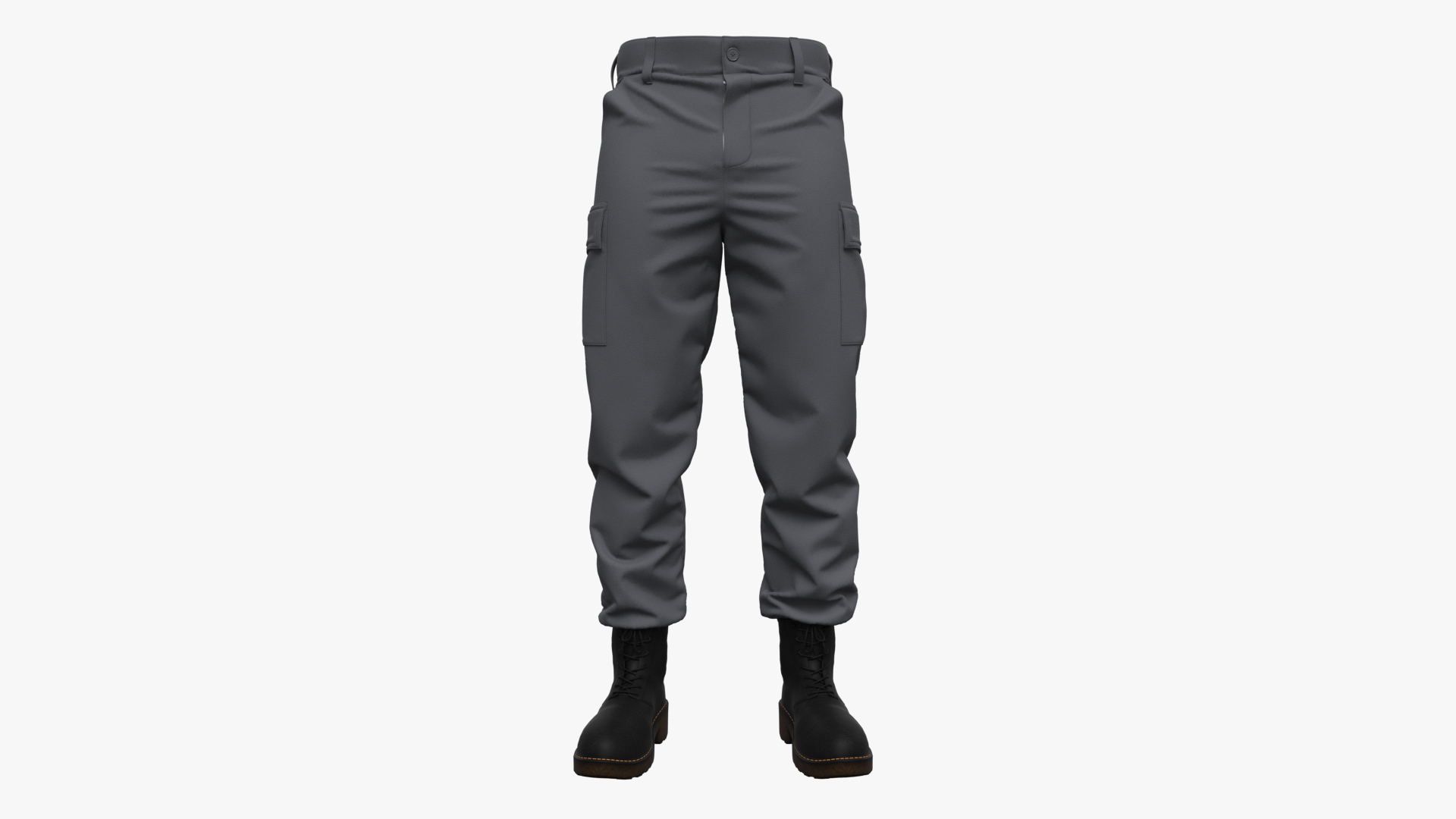 Black Military Cargo Pants – 017 Shop