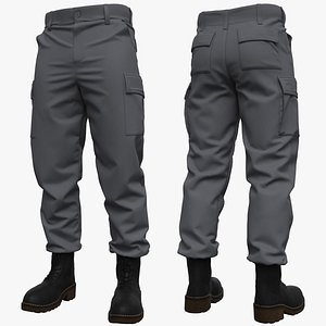 3D model Military Cargo Pants - Marvelous Designer