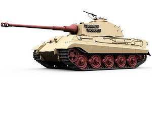Panzer VI Tiger Ausf B  King Tiger 3D
