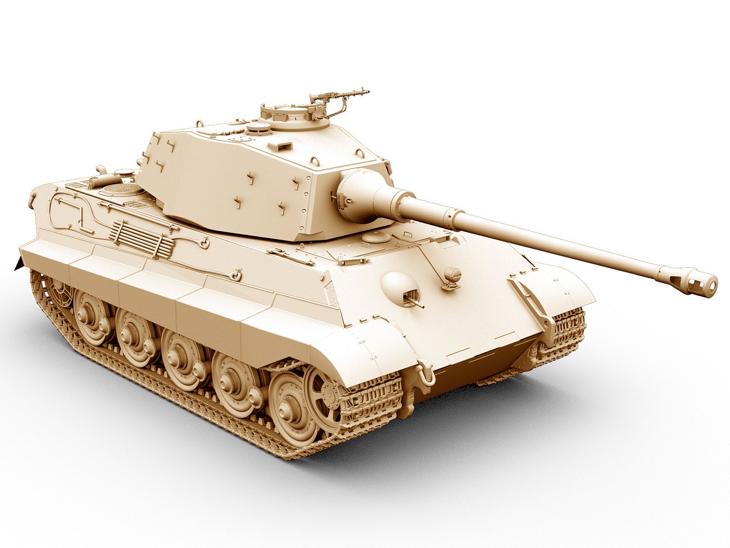 Panzer VI Tiger Ausf B King Tiger 3D - TurboSquid 1853967