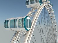 Singapore Flyer | Detailed Model | Ferris Wheel