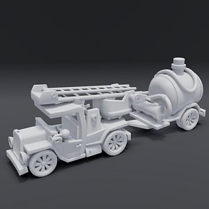 cartoon truck games 3D model