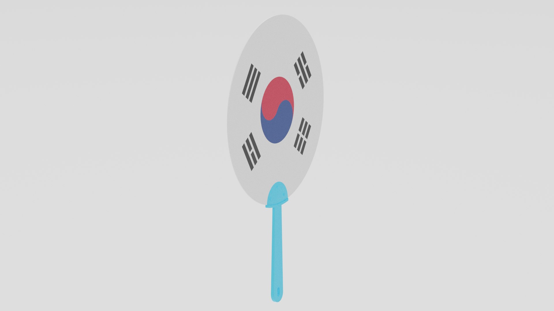 Korean Hand Fan 3D - TurboSquid 1783780