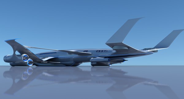 3D aircraft future - TurboSquid 1373103