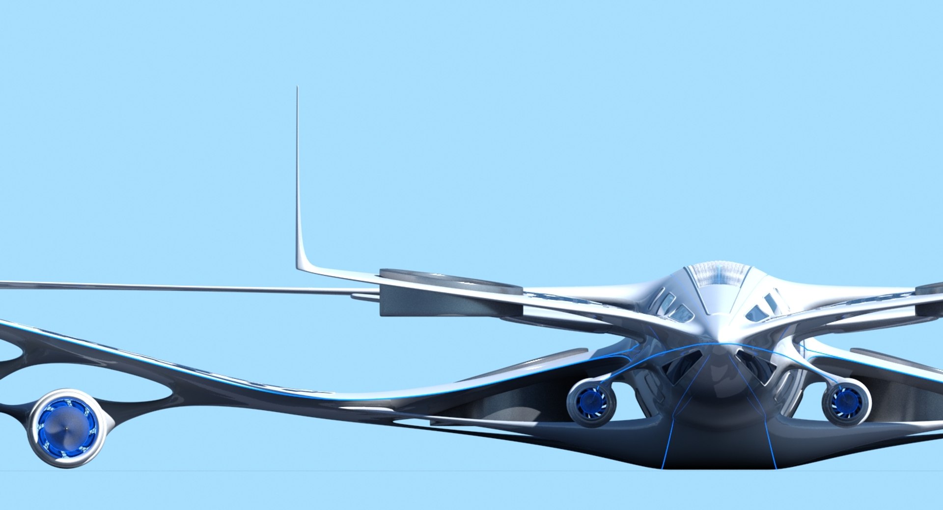 3D Aircraft Future - TurboSquid 1373103