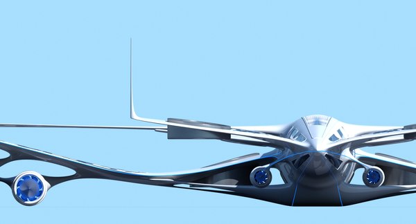 3D aircraft future - TurboSquid 1373103