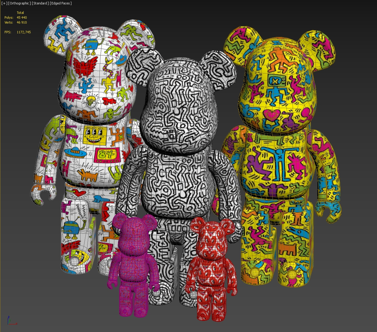 3D model keith haring - TurboSquid 1703190