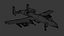 Modèle 3D d'avion militaire A-10 Thunderbolt II Warthog