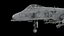 Modèle 3D d'avion militaire A-10 Thunderbolt II Warthog