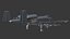 Modèle 3D d'avion militaire A-10 Thunderbolt II Warthog