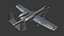 Modèle 3D d'avion militaire A-10 Thunderbolt II Warthog