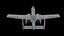 Modèle 3D d'avion militaire A-10 Thunderbolt II Warthog