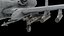 Modèle 3D d'avion militaire A-10 Thunderbolt II Warthog