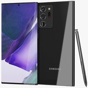 realistic samsung galaxy note20 3D model