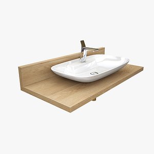3D model sink vitra memoria