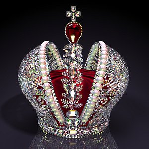 big imperial crown brilliants 3d model