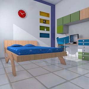 3d bed room