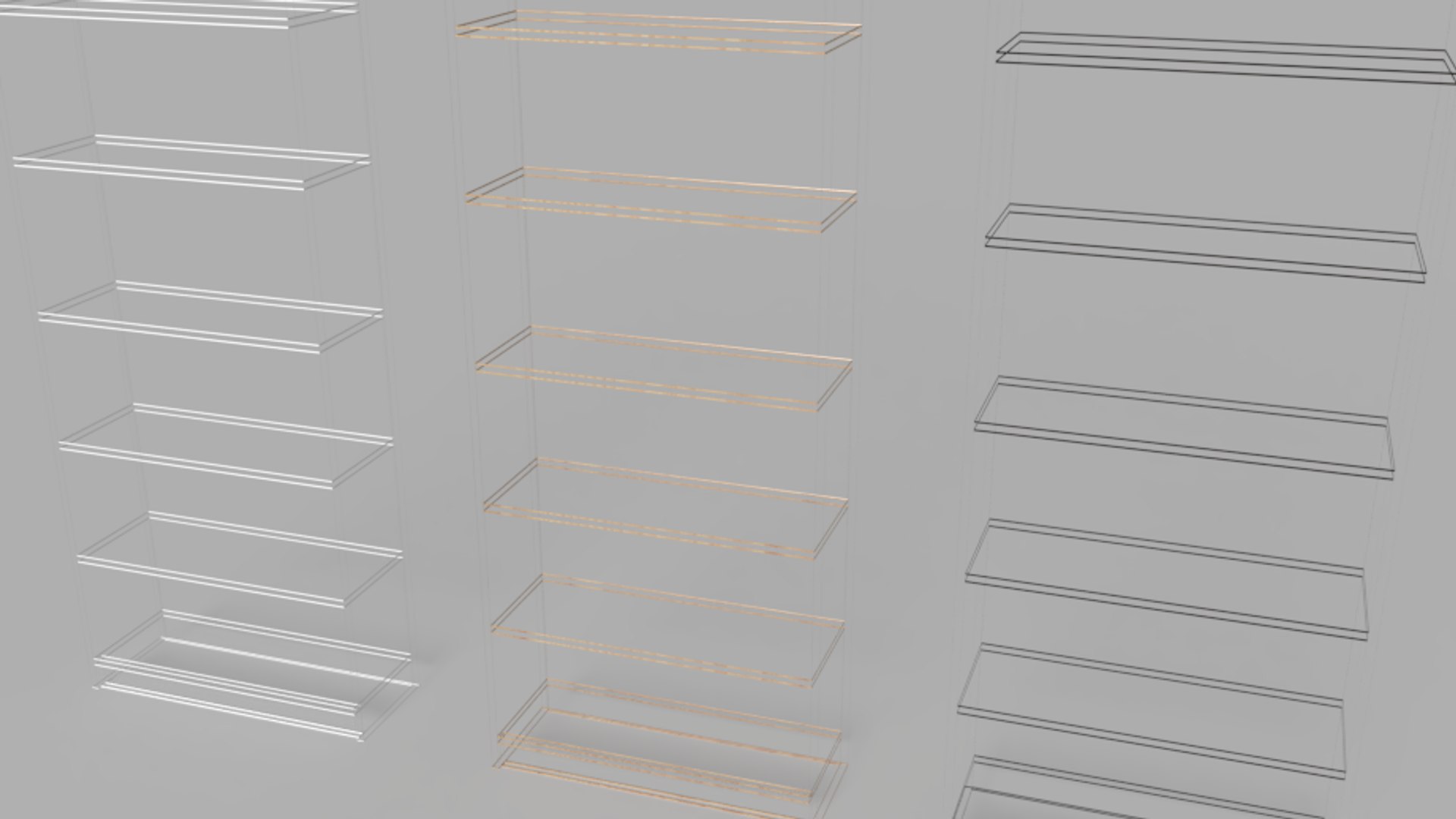 Ikea Billy Shelf 3D Model TurboSquid 1334225