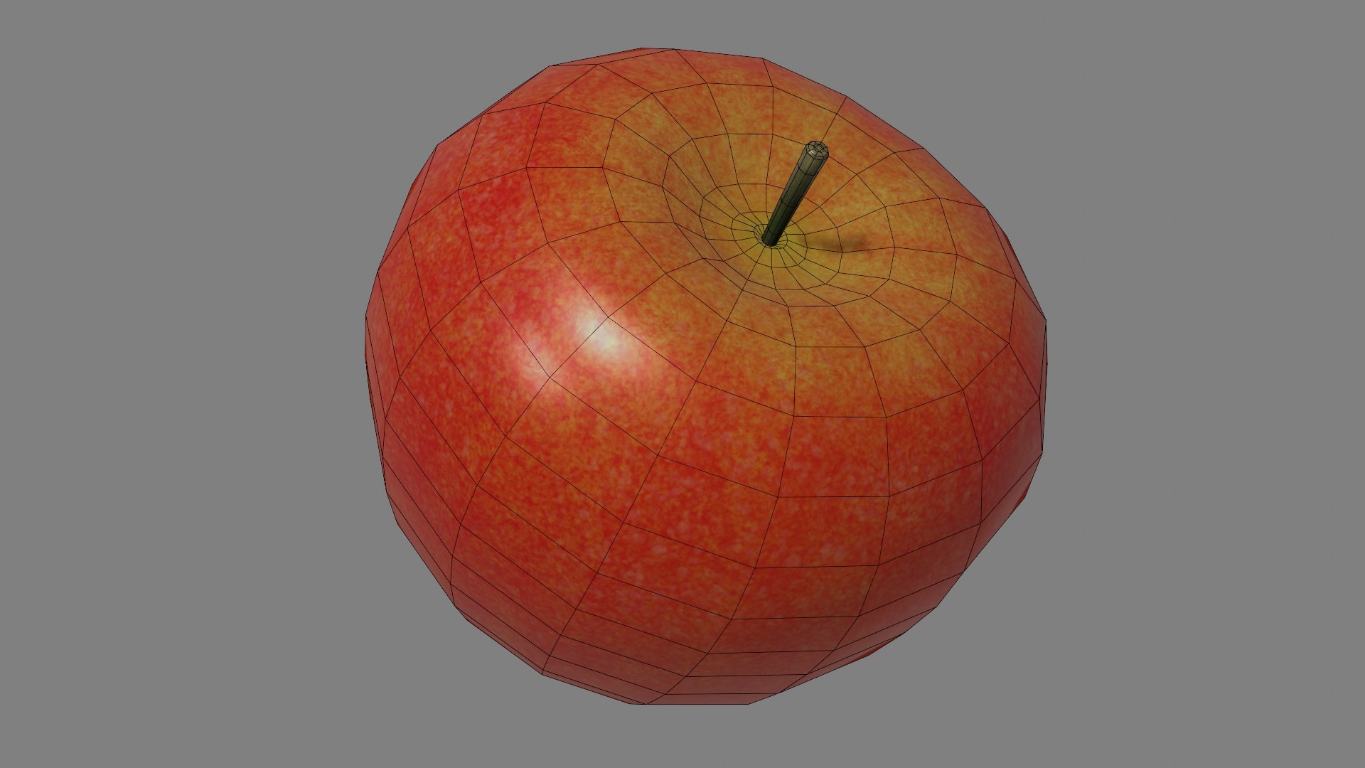 3D Apple Box Set Low-poly Model - TurboSquid 2065905