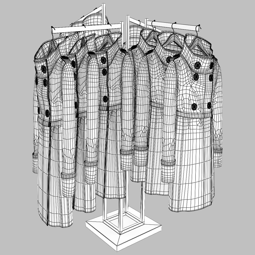 3d Female Coats Rack