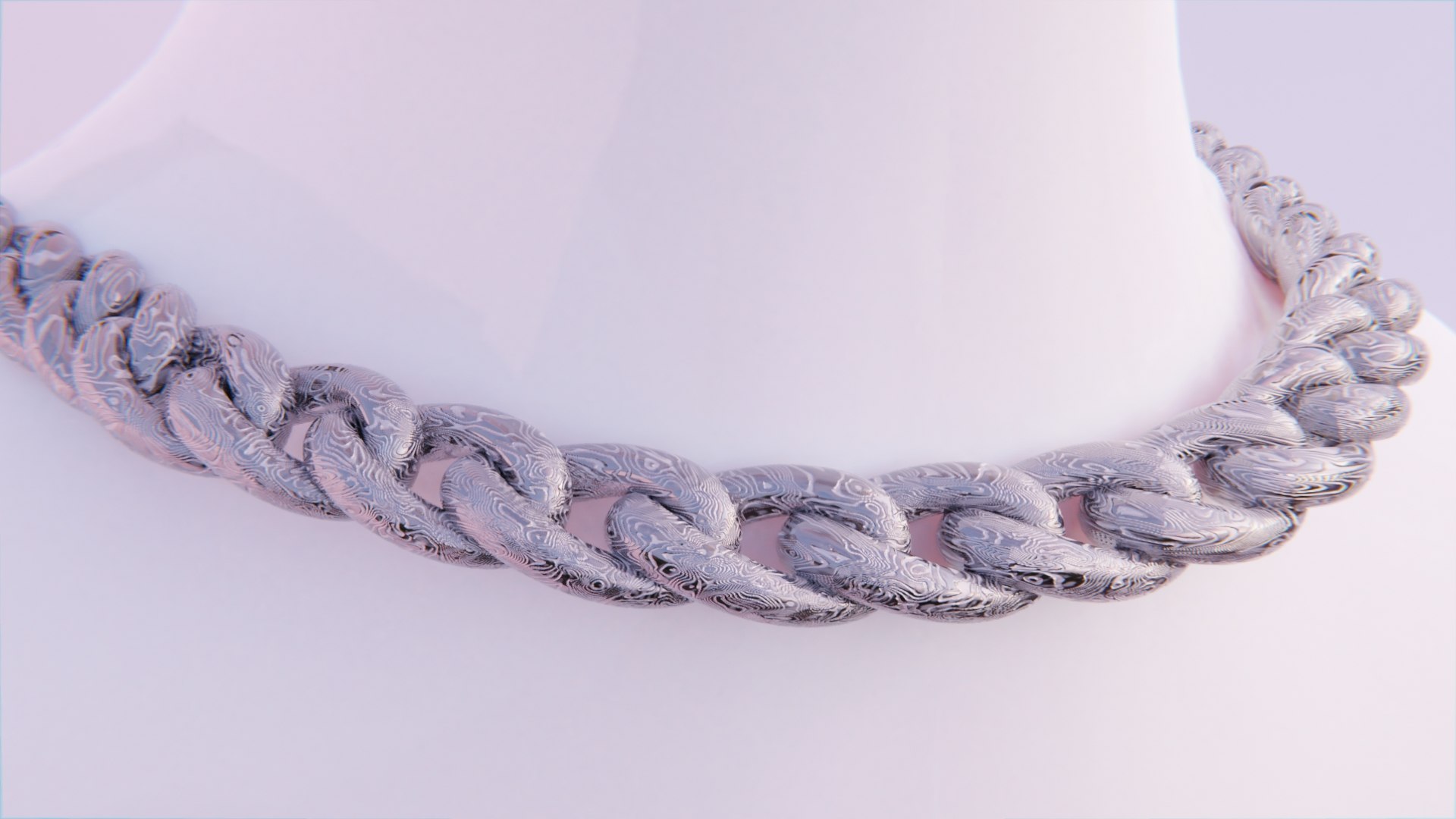 Damascus Chain 3D Model - TurboSquid 1816557