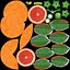 Colección de frutas