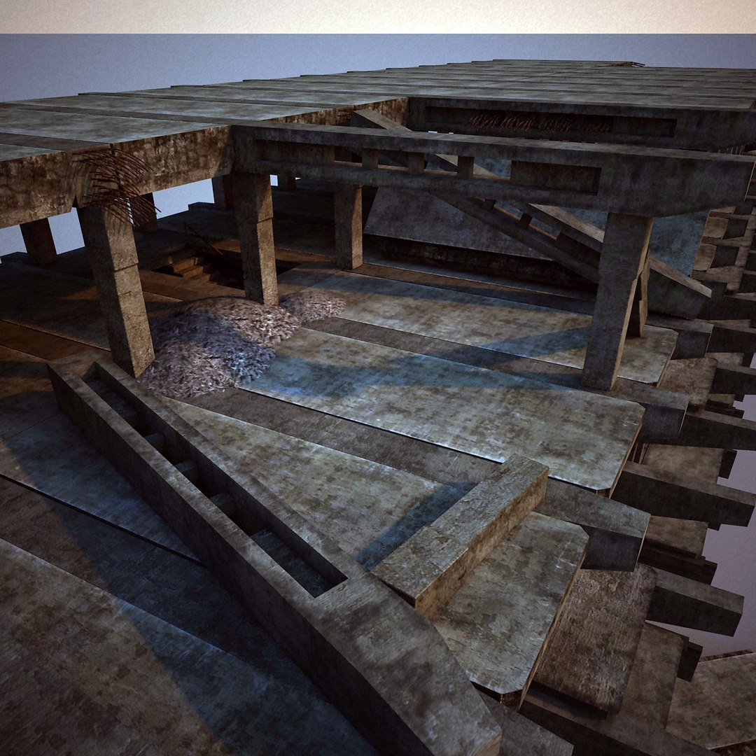 3d Destroyed House V8