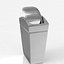 free trashcan 3d model