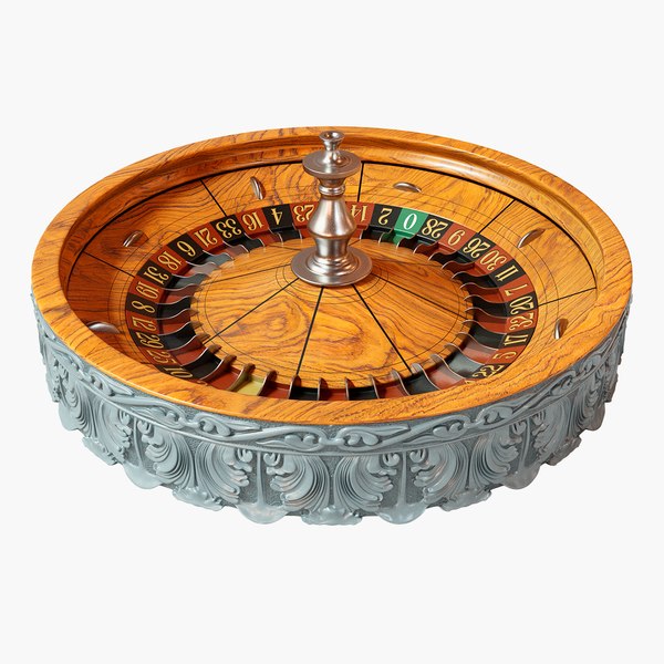 modelo 3d Vintage Roulette Wheel TurboSquid 2085433
