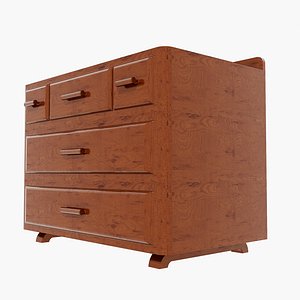 Antique Timber Drawer Cabinet Carpentered Craft Malaysia
