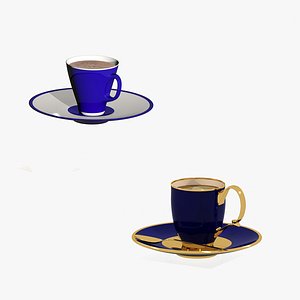3D Cup and Saucer collection 2