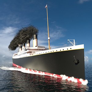 3D model RMS Titanic FREE