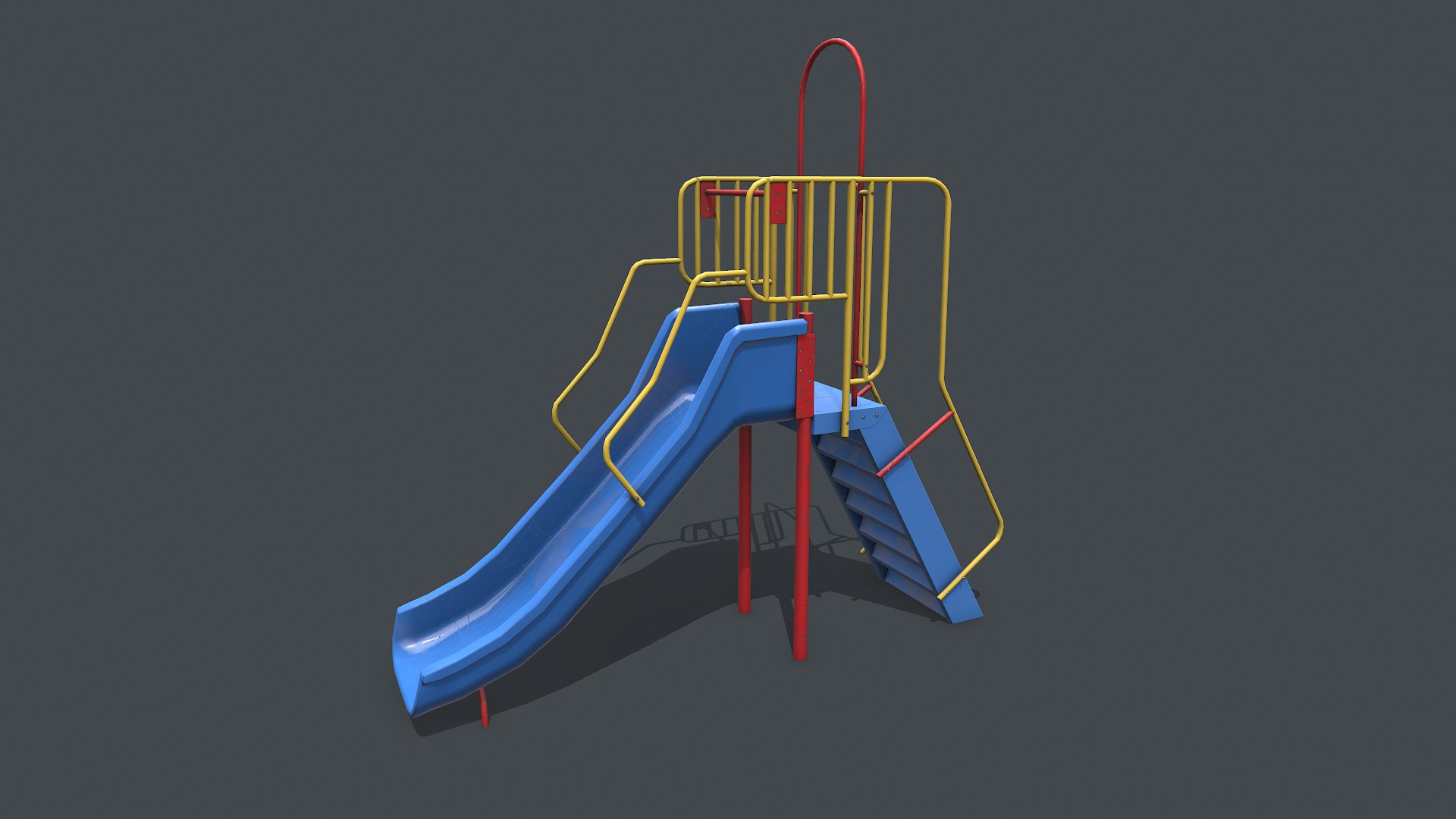 3D Slide Low-poly PBR - TurboSquid 2123127