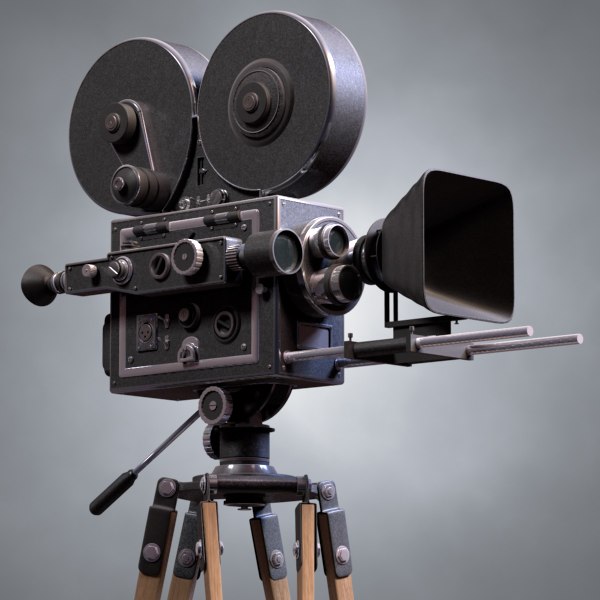 3d model classic film camera