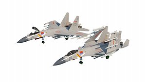 3D J-15  Carrier-based fighter Flying Shark