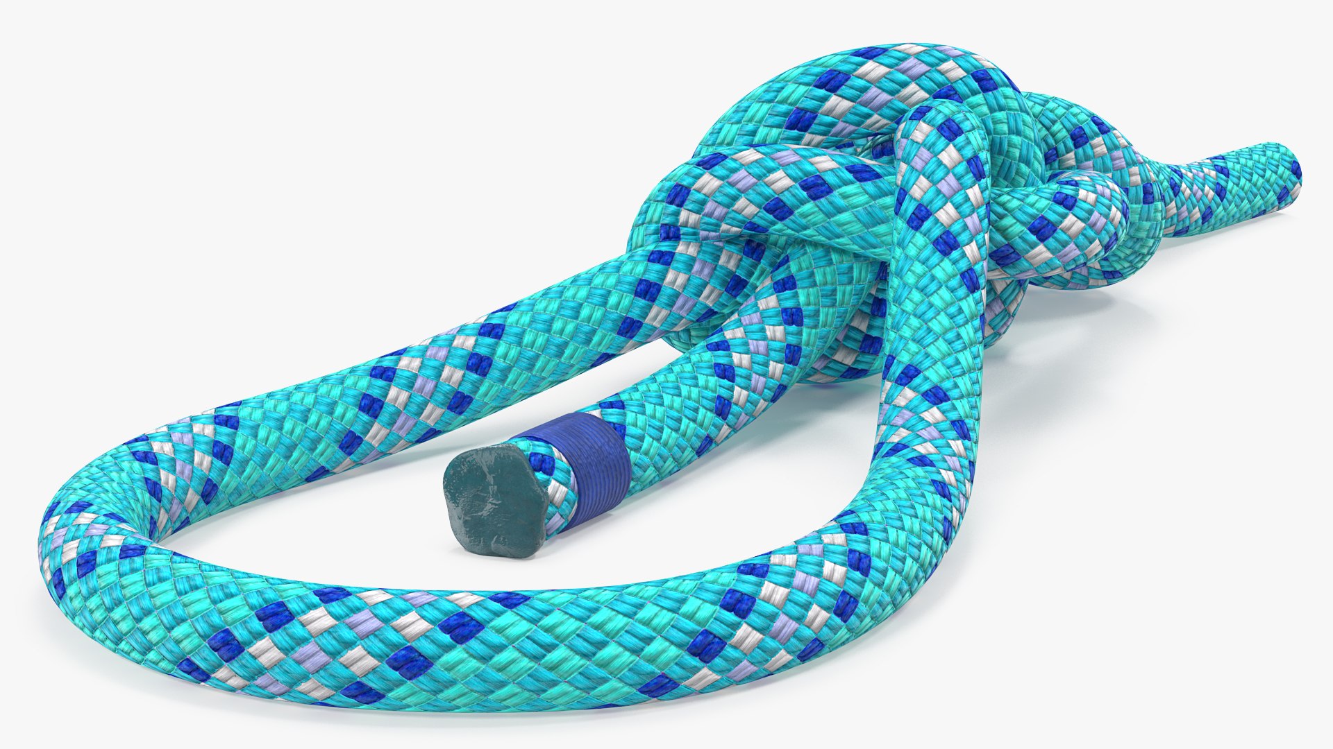 Water Bowline Rope Knot 3D model preview
