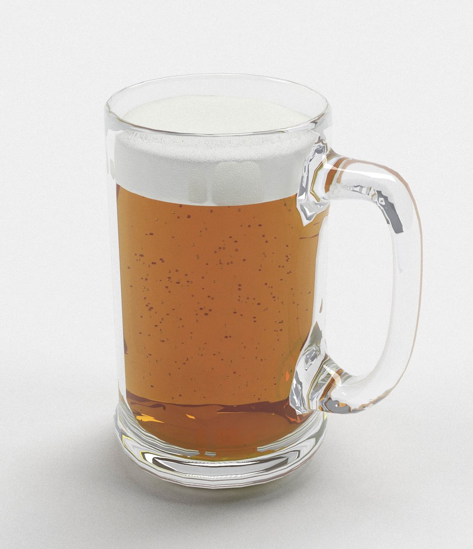 3D Model Beer Mug - TurboSquid 1400704