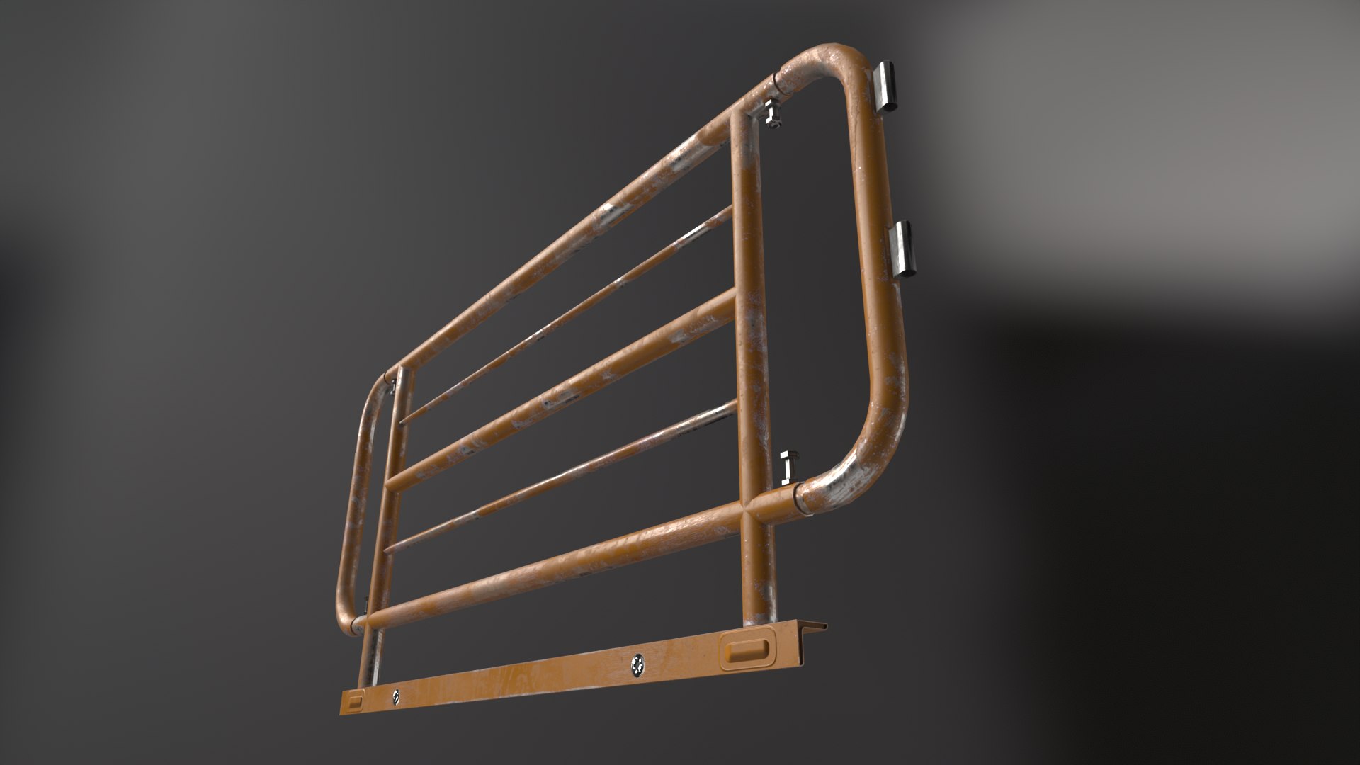 3D Steel Railing Model - TurboSquid 2077664