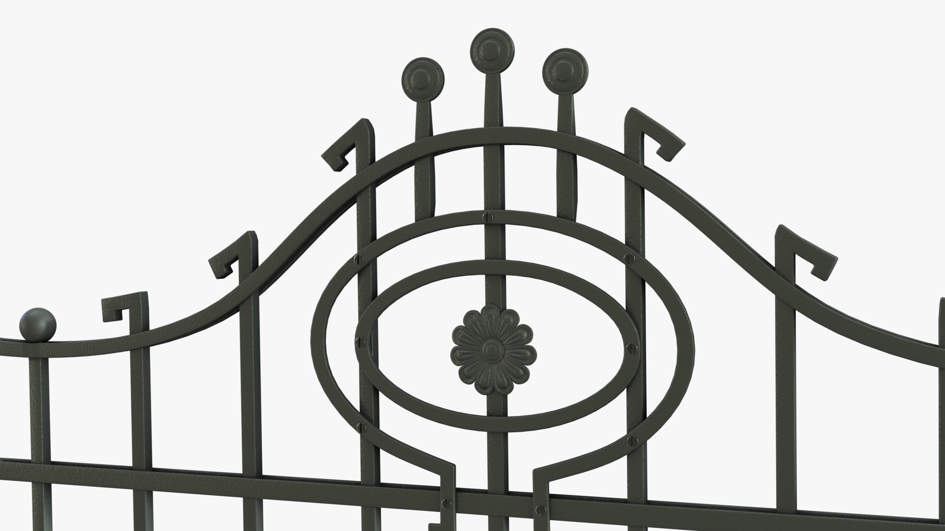 3D Decorative wrought iron fence with brick posts and a gate https://p.turbosquid.com/ts-thumb/Hx/eE3UMC/Te/fence3/jpg/1710324103/1920x1080/fit_q87/9ef5d17af20ab289d166a9ea42aa1a9866470964/fence3.jpg