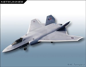 3D BAE Tempest model