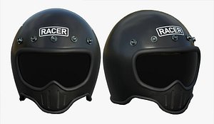 3D helmet sci fi