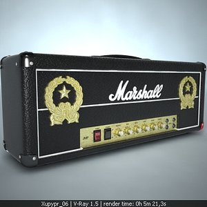 lemmy signature amplifier marshall1992lem 3d max